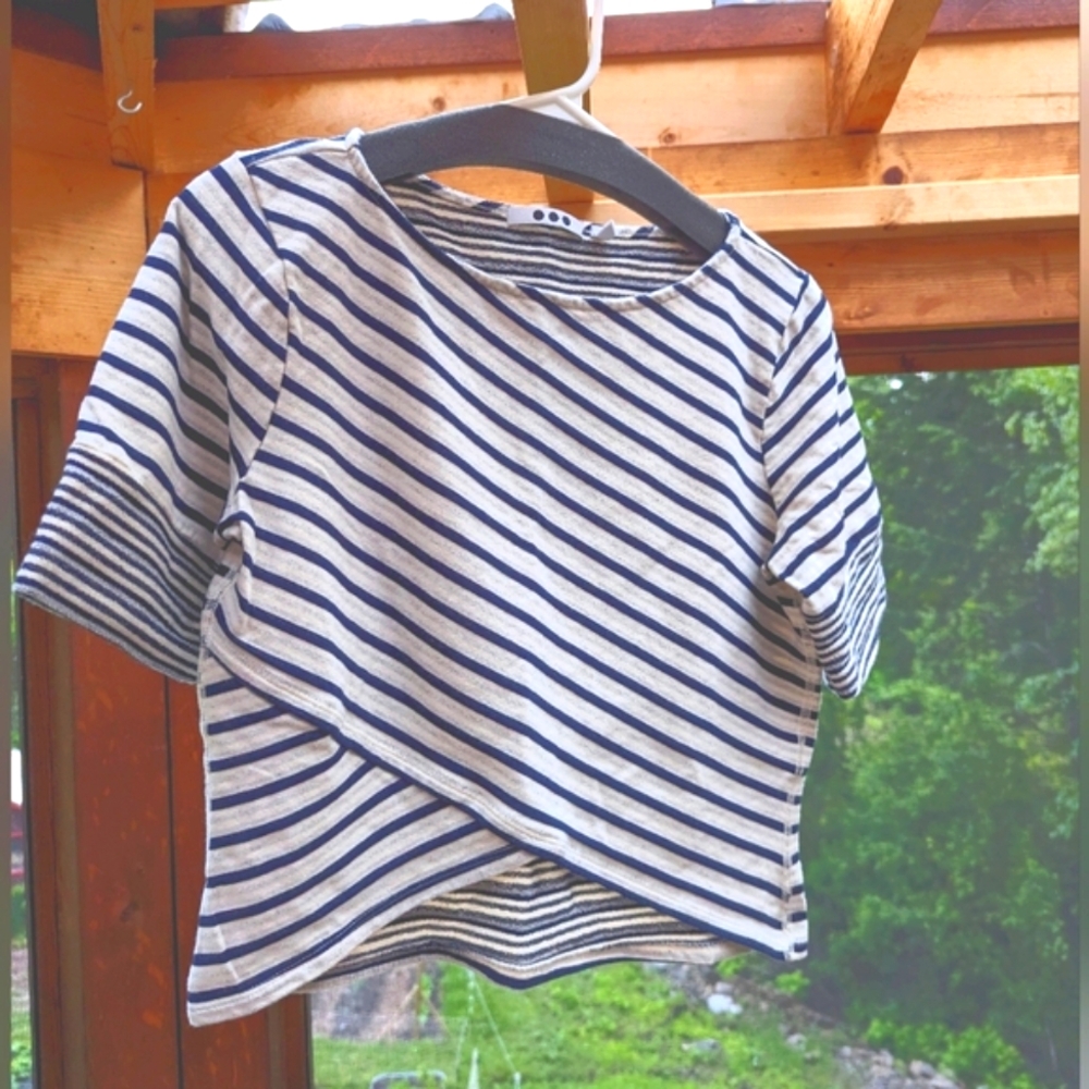 Striped crop top